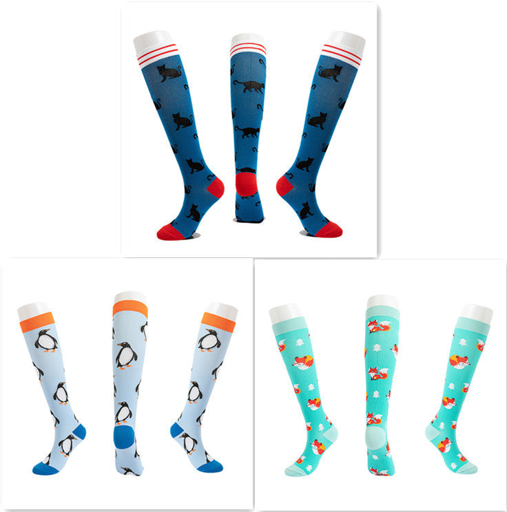 Support Socks Elastic Compression Design