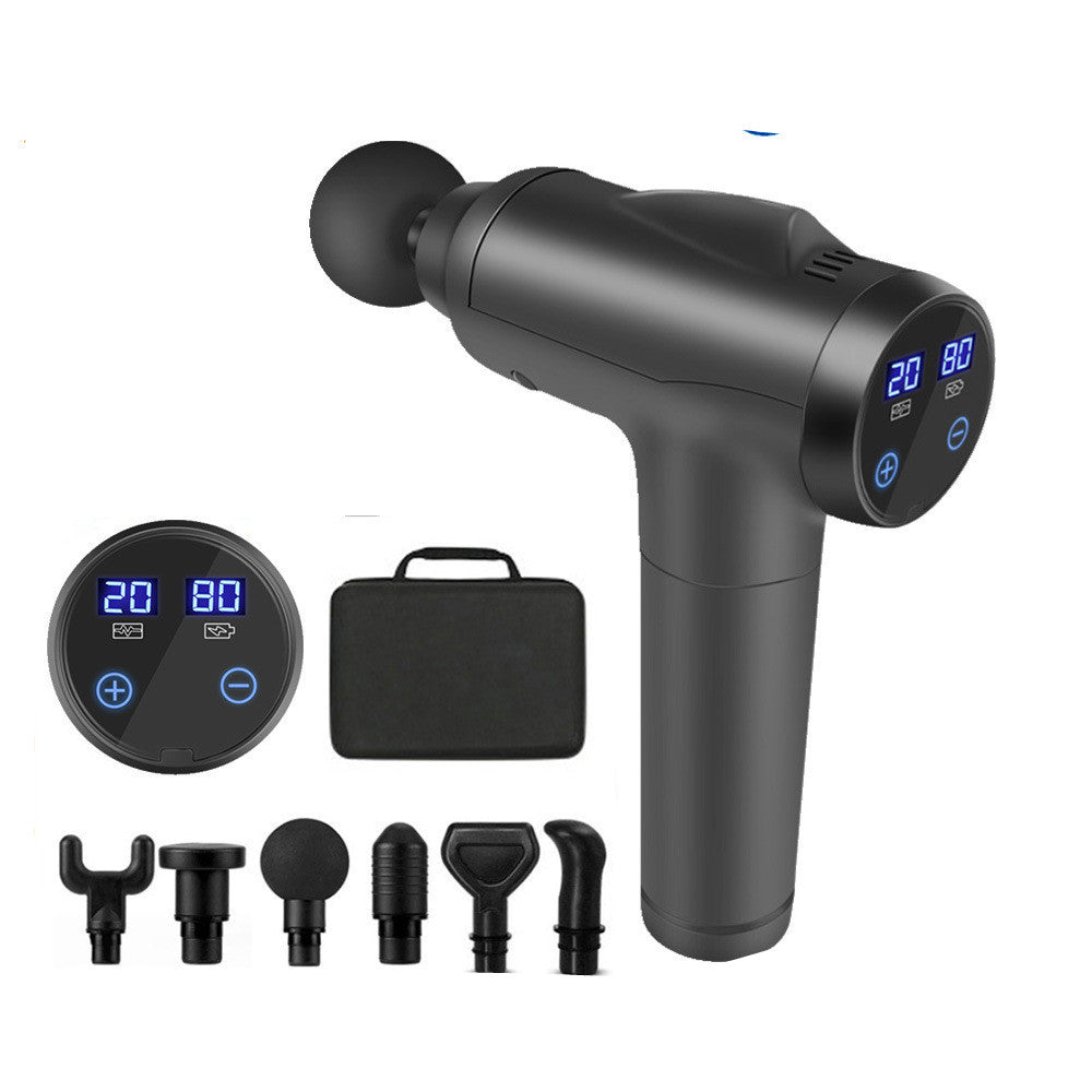 Massage Gun with Brushless Motor and Quiet Multi-Screen Vibration