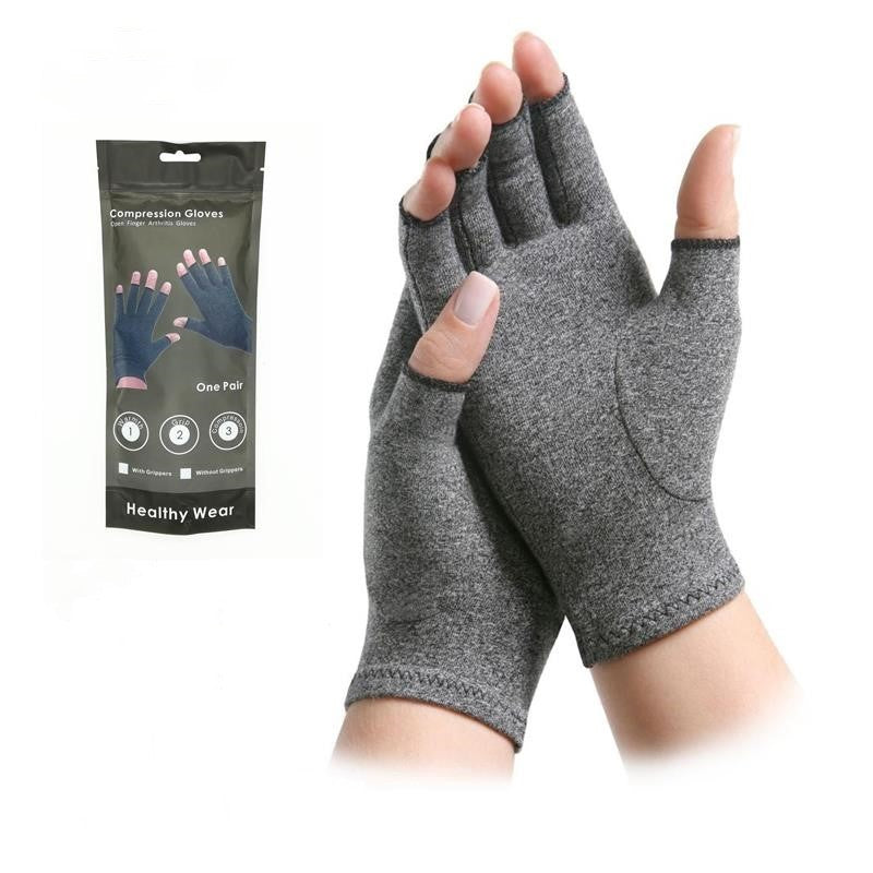 Health Promotion Half Finger Gloves - Pain Relief and Joint Support