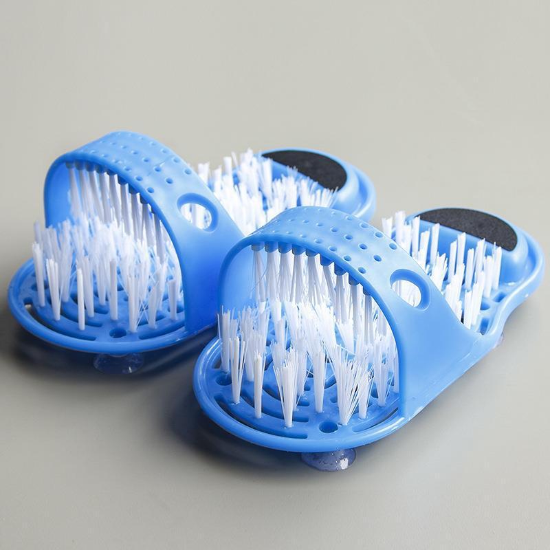 Foot Scrub Cleaning for Shower with Suction Cups Massage