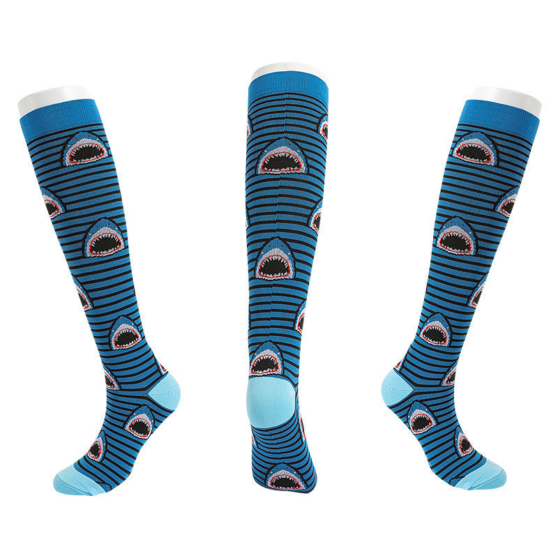 Support Socks Elastic Compression Design