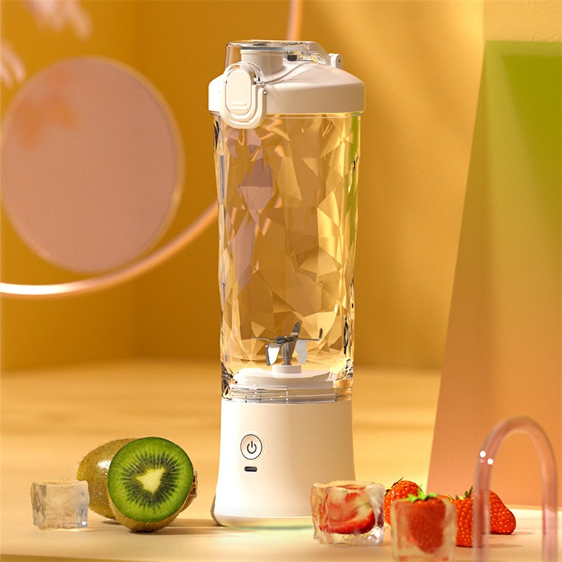 Portable Blender for Shakes and Smoothies - 6-Blade Mini Juicer