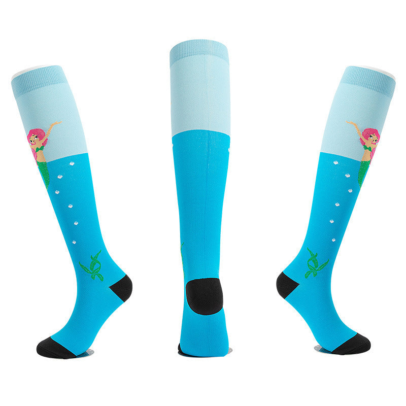 Support Socks Elastic Compression Design