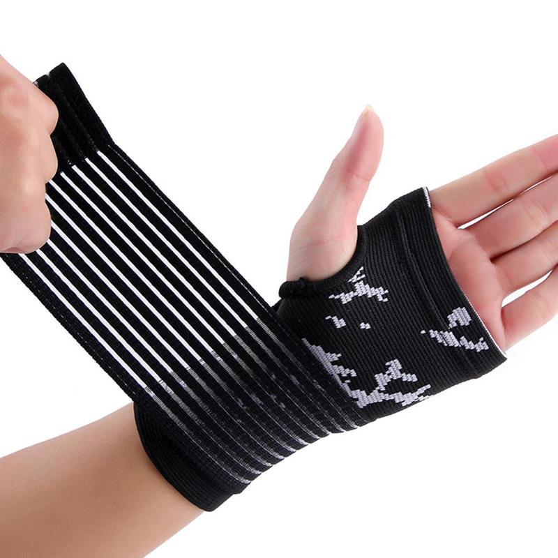 Jacquard knit wrist protection