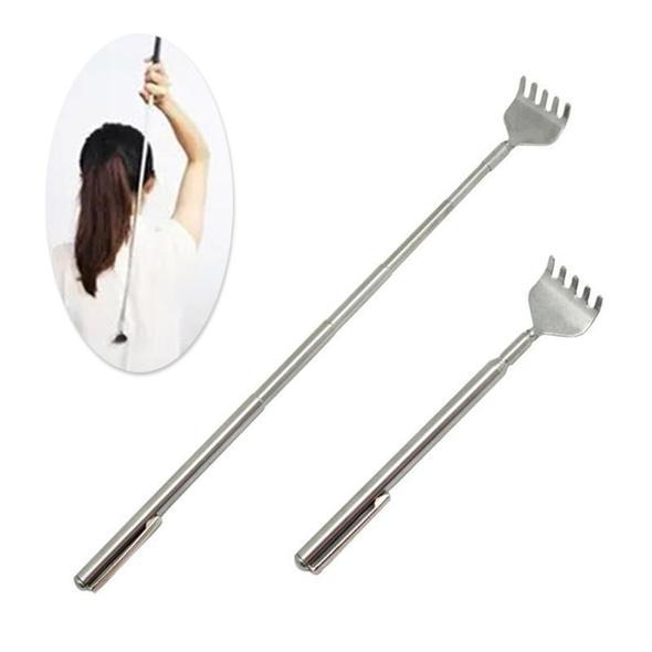 Telescopic Back Scratcher - Portable and Adjustable in Stainless Steel