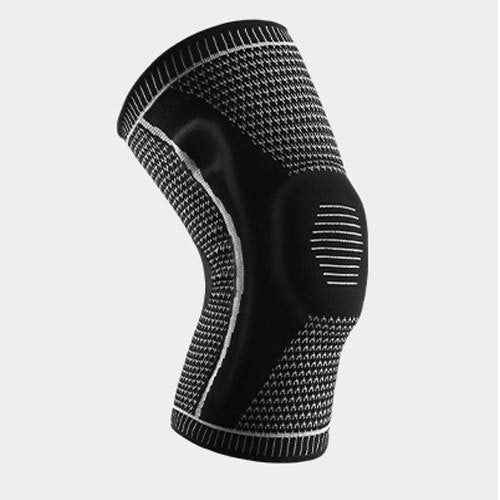 Sports Compression Knee Pads with Silicone Spring - Breathable and Shock Absorbing