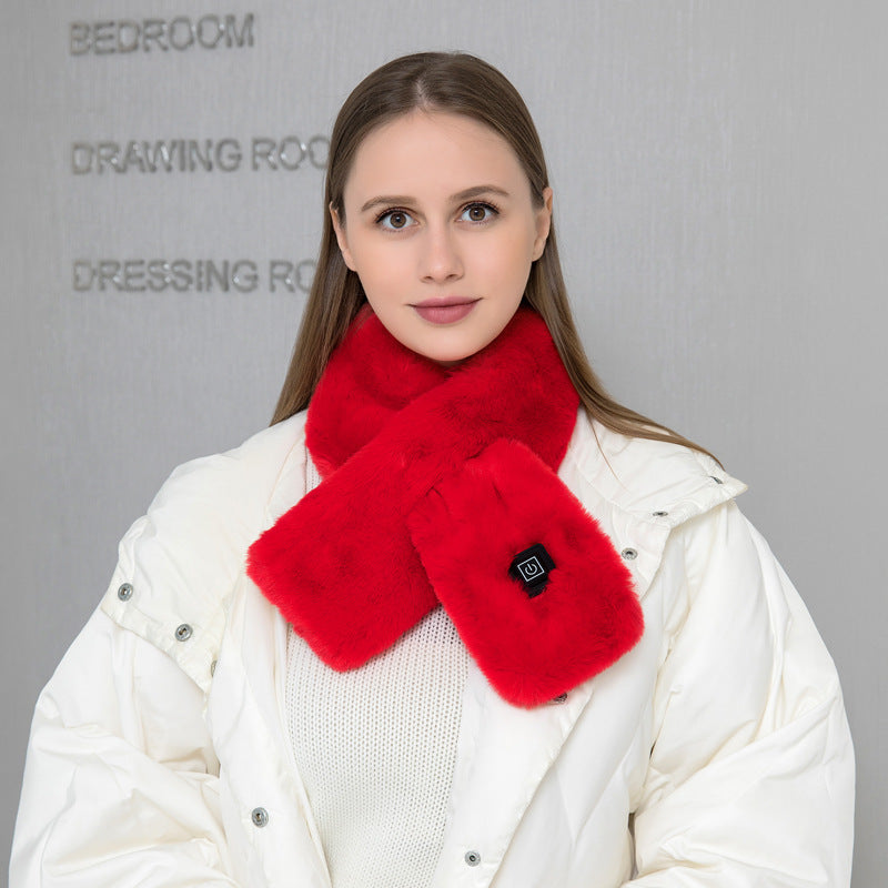 Electric Heating Scarf with USB - Pain Relief and Adjustable Temperature, For Men and Women