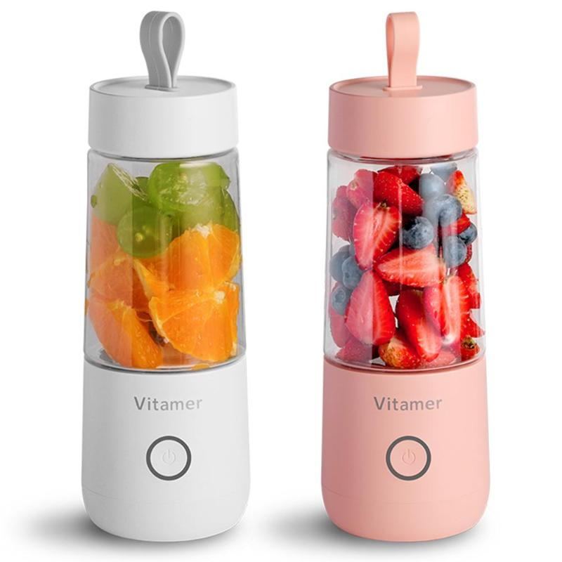 Portable Blender - USB Rechargeable Smoothie Mixer for Home &amp; Travel