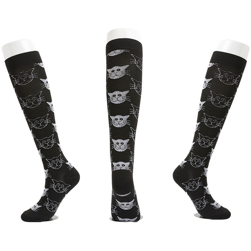 Support Socks Elastic Compression Design