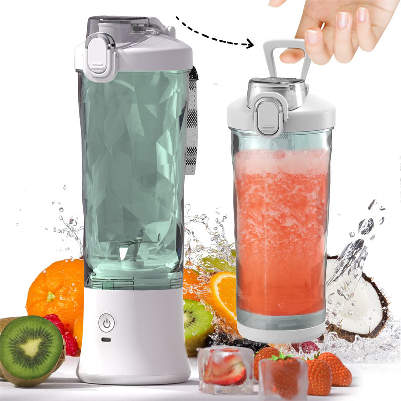 Bärbar Blender för Shakes och Smoothies – 6-Bladig Mini Juicemaskin - Rehabkällan