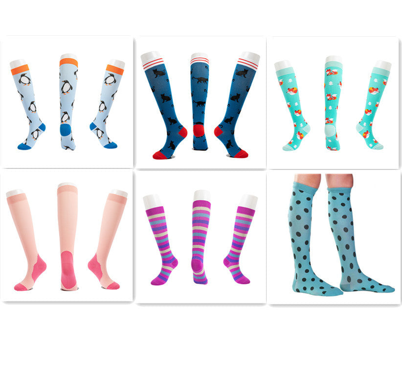 Support Socks Elastic Compression Design