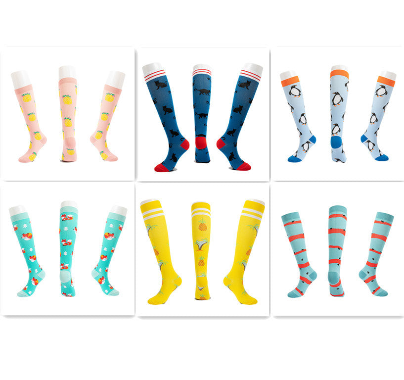 Support Socks Elastic Compression Design