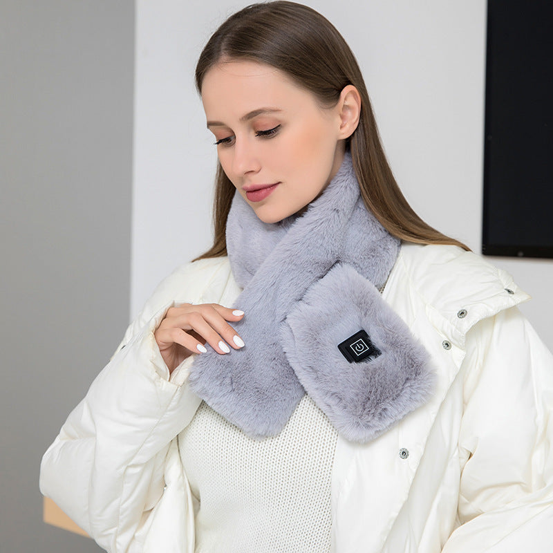 Electric Heating Scarf with USB - Pain Relief and Adjustable Temperature, For Men and Women