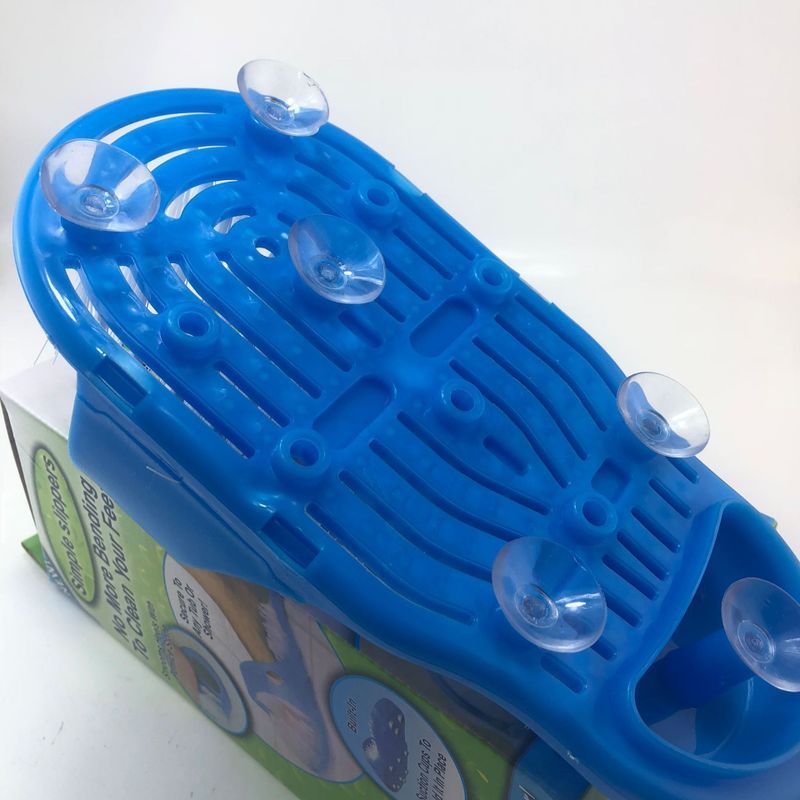 Foot Scrub Cleaning for Shower with Suction Cups Massage