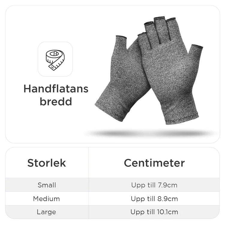 Health Promotion Half Finger Gloves - Pain Relief and Joint Support