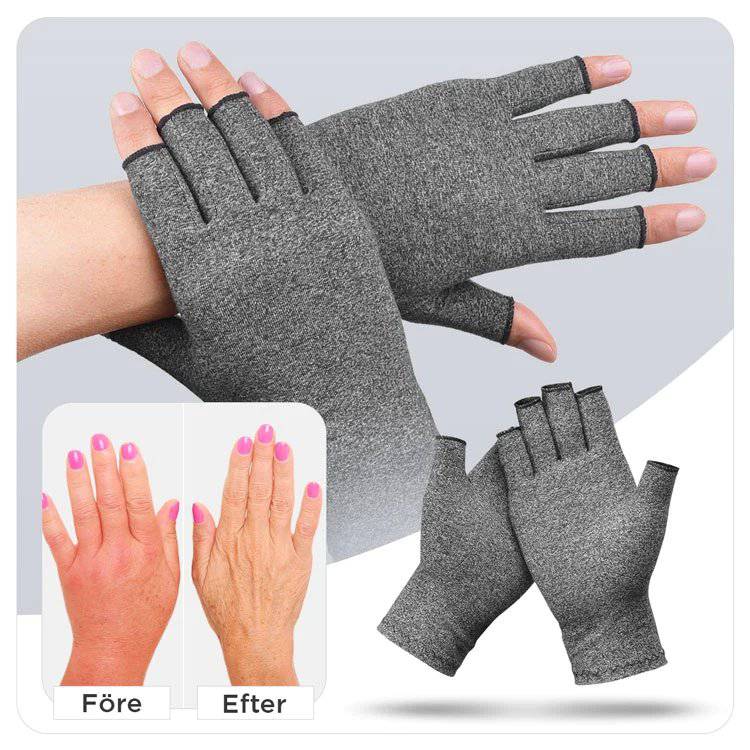 Health Promotion Half Finger Gloves - Pain Relief and Joint Support