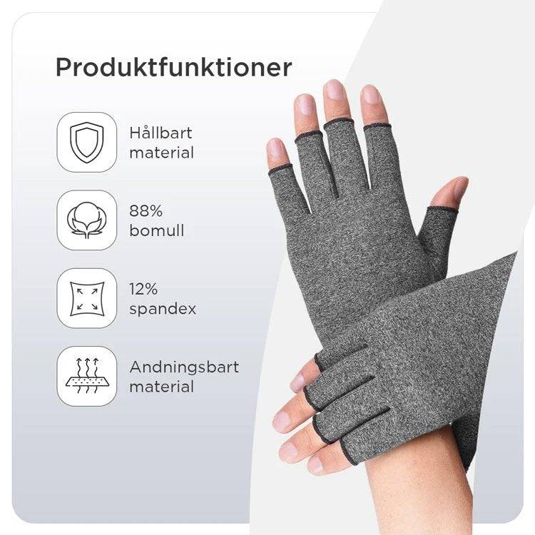 Health Promotion Half Finger Gloves - Pain Relief and Joint Support